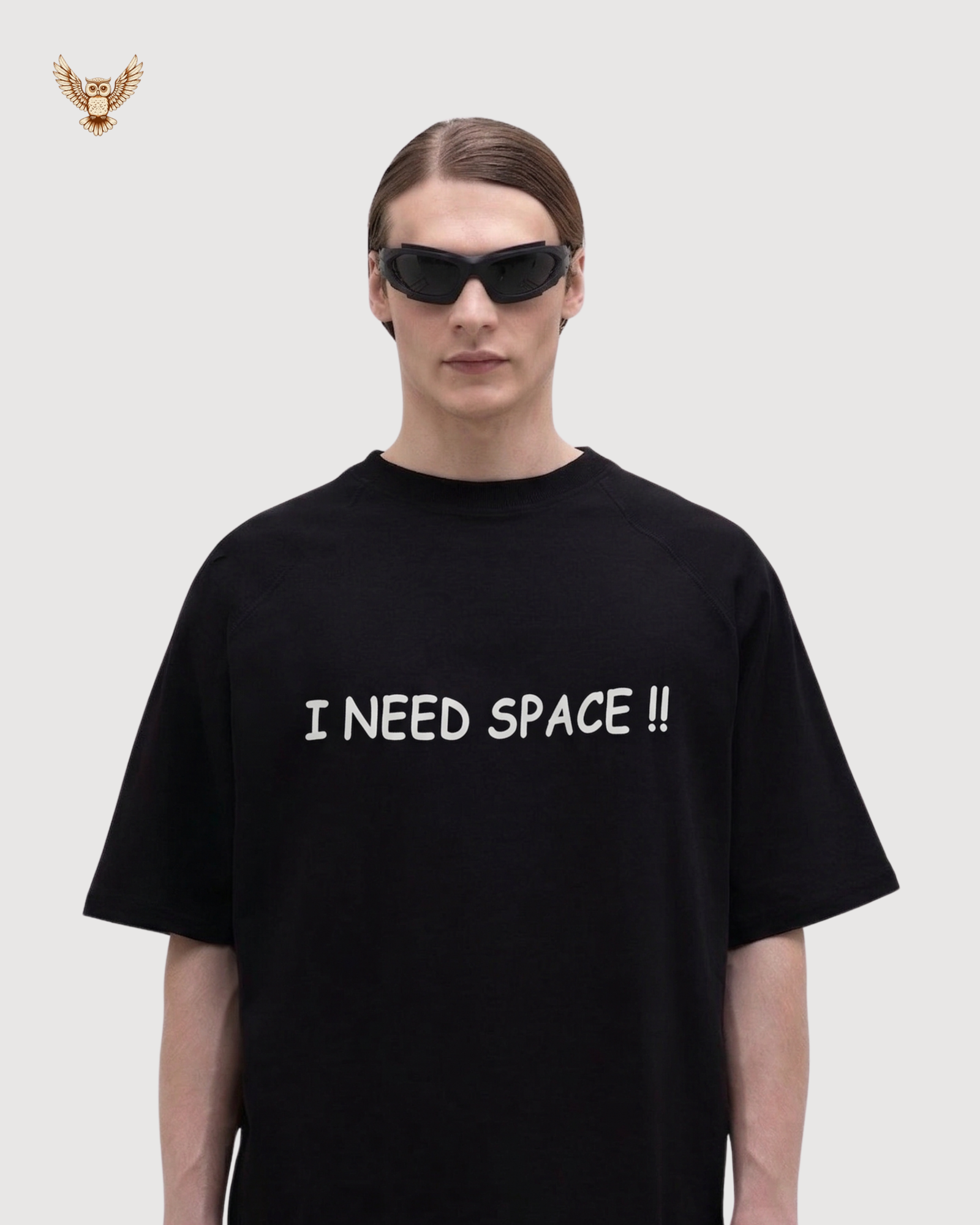 Black T-Shirt - I Need Space