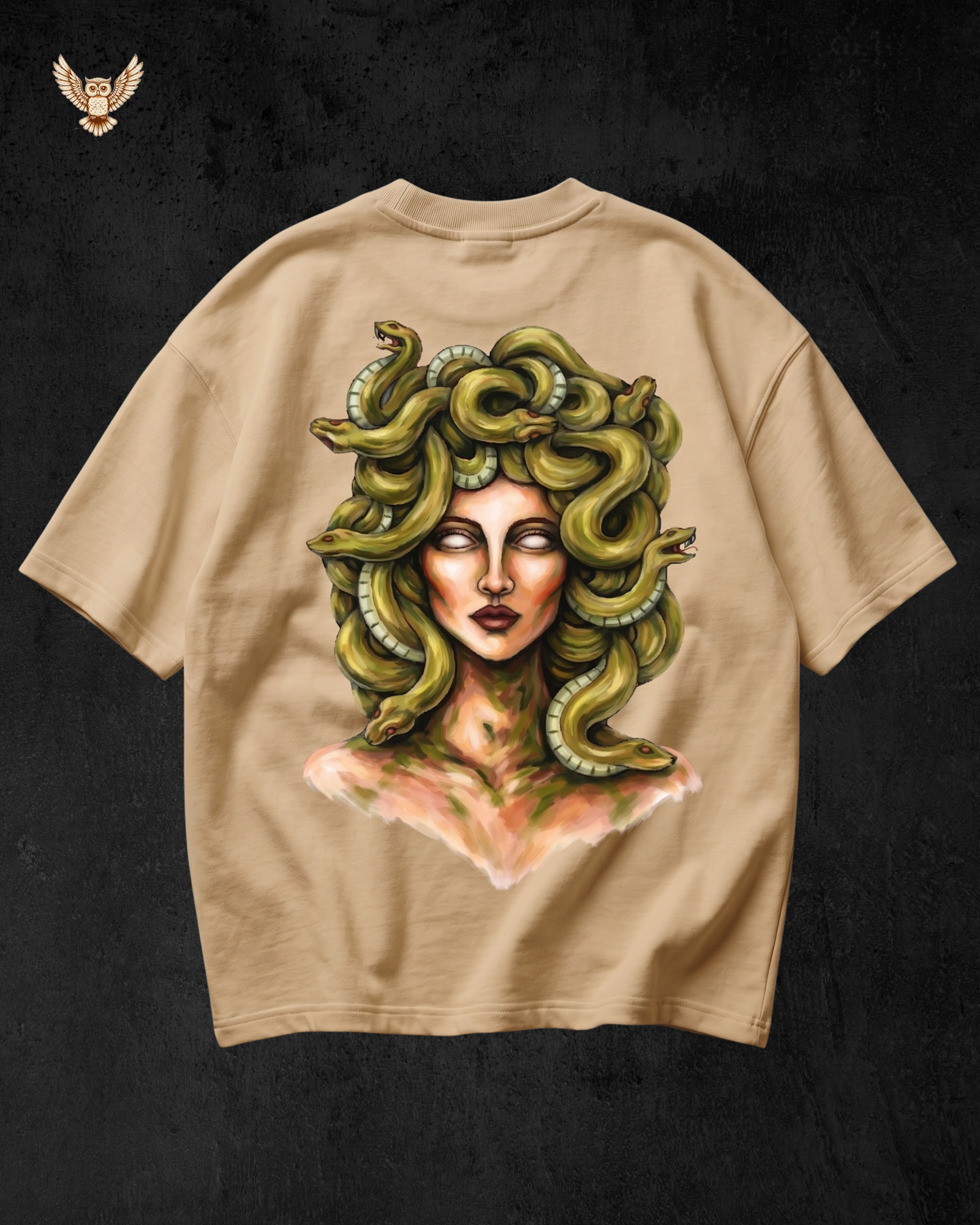 Beige T-Shirt - Medusa
