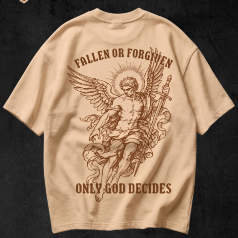Beige T-Shirt - Greek God