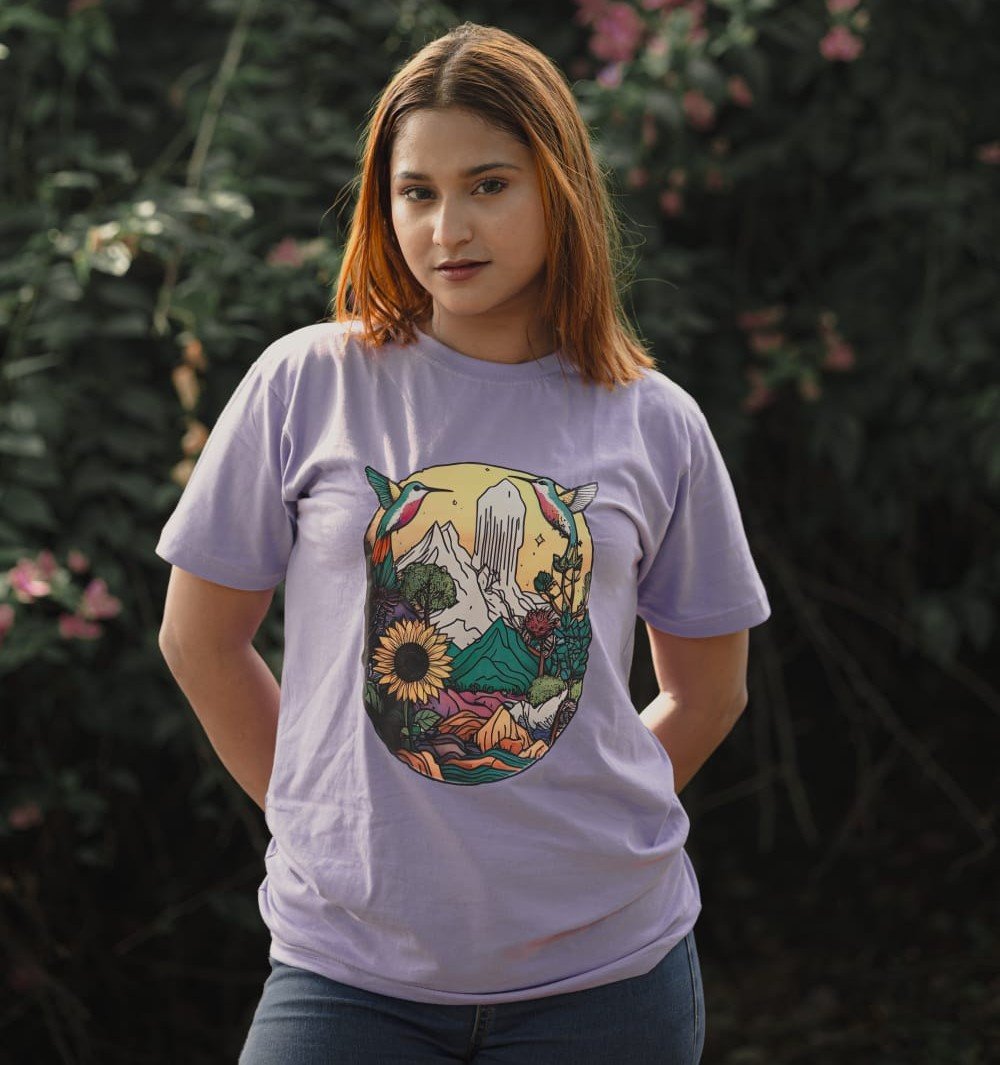 NATURE VIBES, REGULAR SIZE T-SHIRT