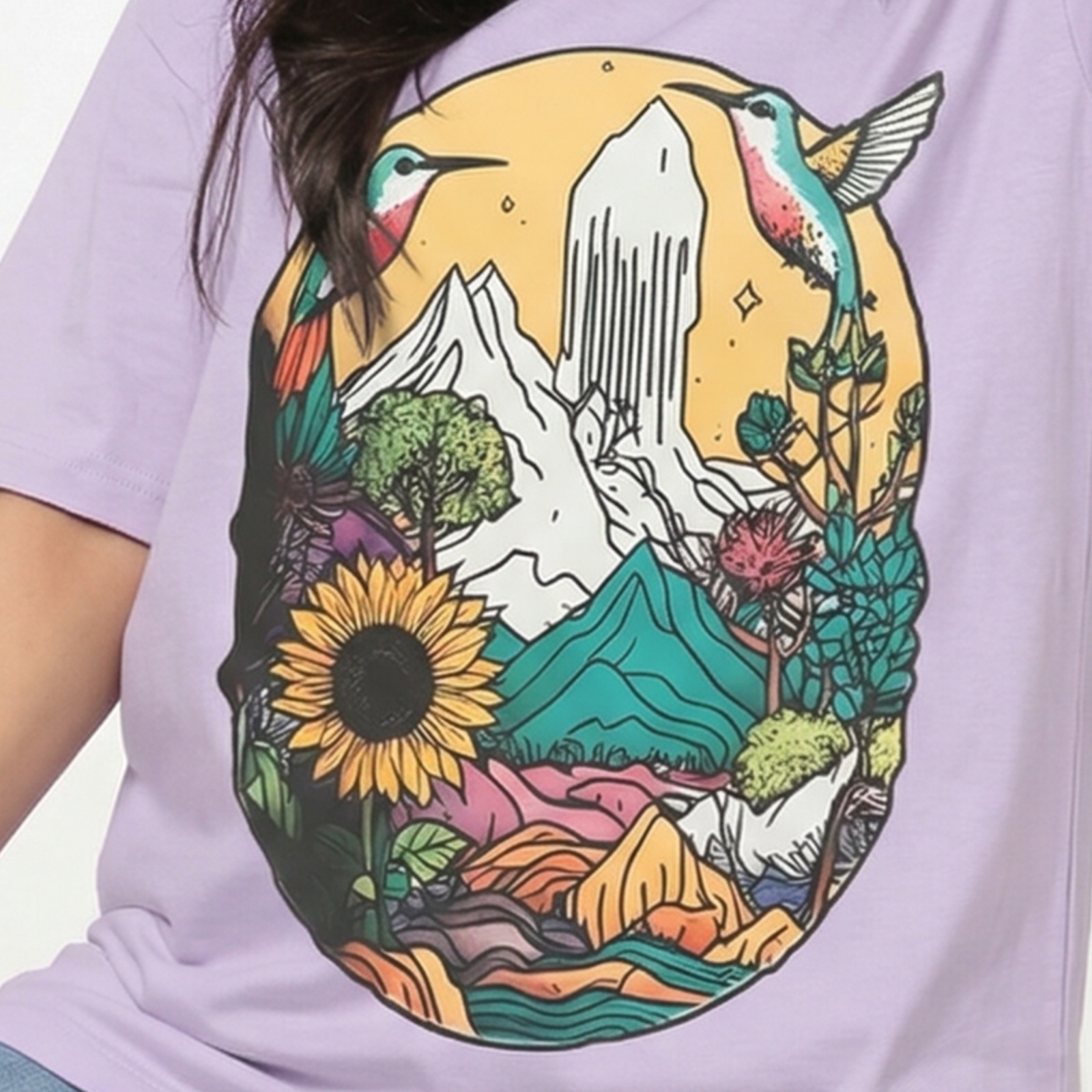 NATURE VIBES, REGULAR SIZE T-SHIRT